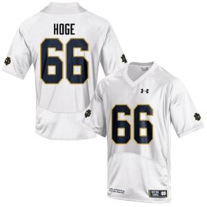 Notre Dame Fighting Irish Men's Tristen Hoge #66 White Under Armour Authentic Stitched College NCAA Football Jersey XSC0299VP
